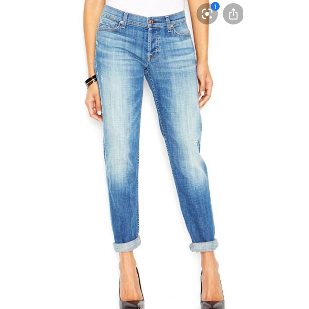 7 for all mankind josefina skinny boyfriend jeans
